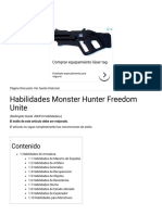 Habilidades Monster Hunter Freedom Unite - ElOtroLado