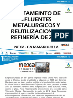 Presentacion Tratamiento y Reuso de Efluentes NEXA CAJAMARQUILLA