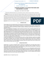 Experimental and Finite Element Analysis of Rocker Arm For Bending Failure PDF