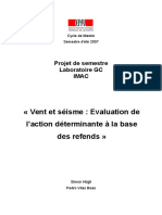 EPFL Vent Seisme Evaluation de L Action Determinante A La Base Des Refends PDF