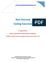 Rest Assured Coding Exercises