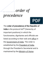 Indian Order of Precedence - Wikipedia