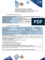 Guía de Actividades y Rúbrica de Evaluación - Tarea 1 - Reconocer Los Fundamentos y Generalidades de La Ingeniería PDF