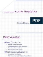 Fixed Income Analytics: Girish Hisaria