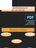 Sales and Distributtion of Itc - Sunfeast