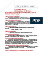 Potentiometer Chemistry Viva Questions Part 2