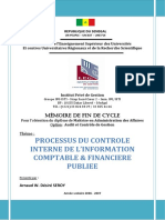 Processus de Controle Interne