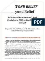 Is BEYOND BELIEF Beyond Belief - Jack Sequeira PDF