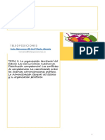 Tema 3 La Organizacion Territorial Estado