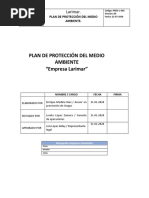 Plan de Gestión Medio Ambiental