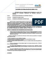 Acta de Acuerdo de Paralizacion de Obra