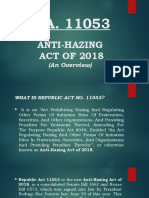 Anti Hazing Act Presentation