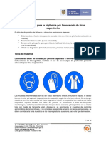 Lineamientos para La Vigilancia Por Laboratorio de Virus Respiratorios PDF