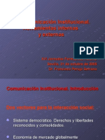 La Comunicación Institucional - Herramientas Internas y Externas