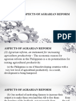 Aspects of Agrarian Reform