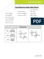 Reference Sheet OST Math HS