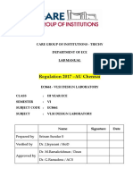 EC8661 VLSI Design Laboratory PDF