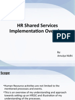 HR Shared Services and Dashboard