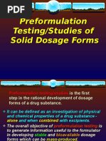 Preformulation