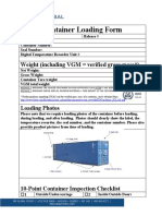 Container Loading Instructions