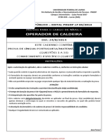 Operador Caldeira Prova PDF