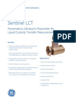 Sentinel Liquid Custody Transfer Flow Meter Datasheet