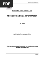 Cuadernillo Tecnologia de La Informacion 3 Año PDF