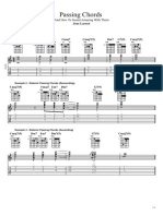 Passing Chords and How To Sound Amazing With Them