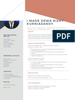 Blue Gradient Minimal Software Expert Resume