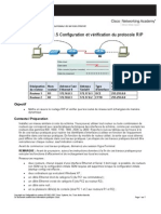 Configuration Et Vérification Du Protocole RIP