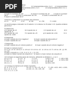 Conjunto Dos Numeros Inteiros - LISTA 1