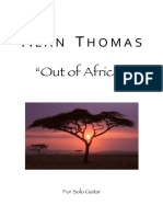 Thomas - Out of Africa PDF