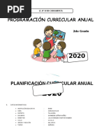 Programacion Anual 2° 2020