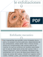 Tipos de Exfoliaciones