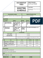 Call Sheet