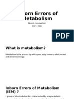 Inborn Errors of Metabolism