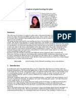 FE-Analysis of Point Bearings For Glass