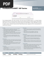 Fortigate Fortiwifi 40f Series PDF