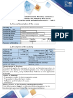 Activities Guide and Evaluation Rubric - Task 2 - Electromagnetic Waves in Bounded Open Media