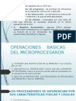 Operaciones Basicas Del Microprocesaror 1