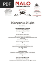 Malo Margarita Night