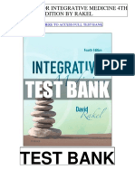 Integrative Medicine 4th Rakel Test Bank