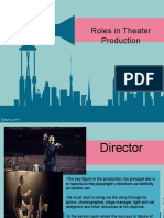 Roles in Theater Production