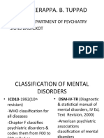 Classification of Mental Disorders