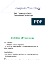 Basic Concepts in Toxicology - F