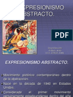 EXPRESIONISMO ABSTRACTO. David Revuelta