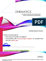 Kinematics Lesson 1