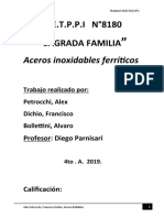 Aceros Inoxidables Ferriticos