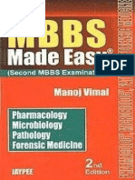 MBBS Made Easy, Second MBBS Examination, Manoj Vimal, Jaypee Bros., 2nd Edition 2009 PDF