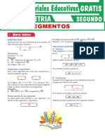 Segmentos para Segundo Grado de Secundaria